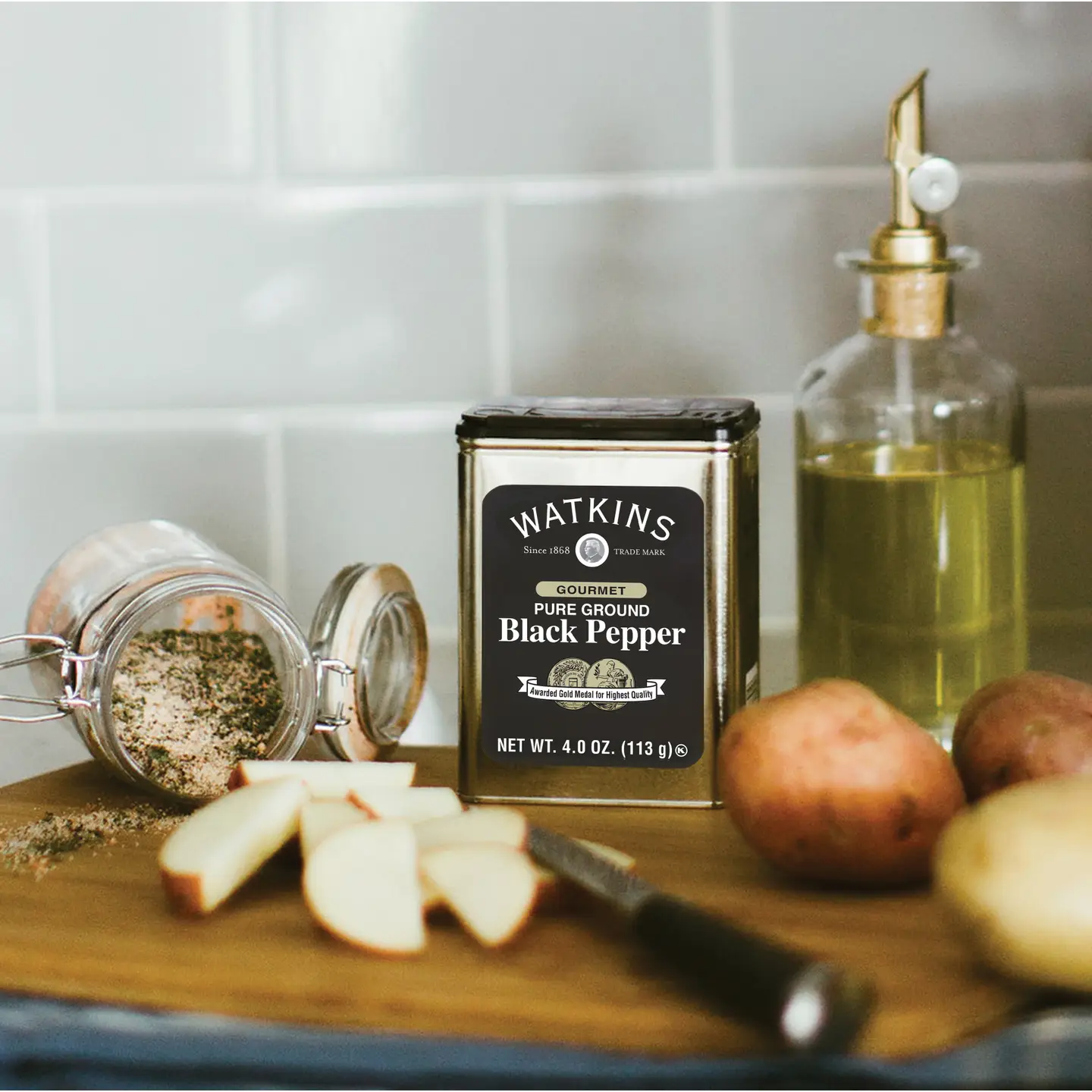 Watkins Pure Ground Black Pepper- 4 oz