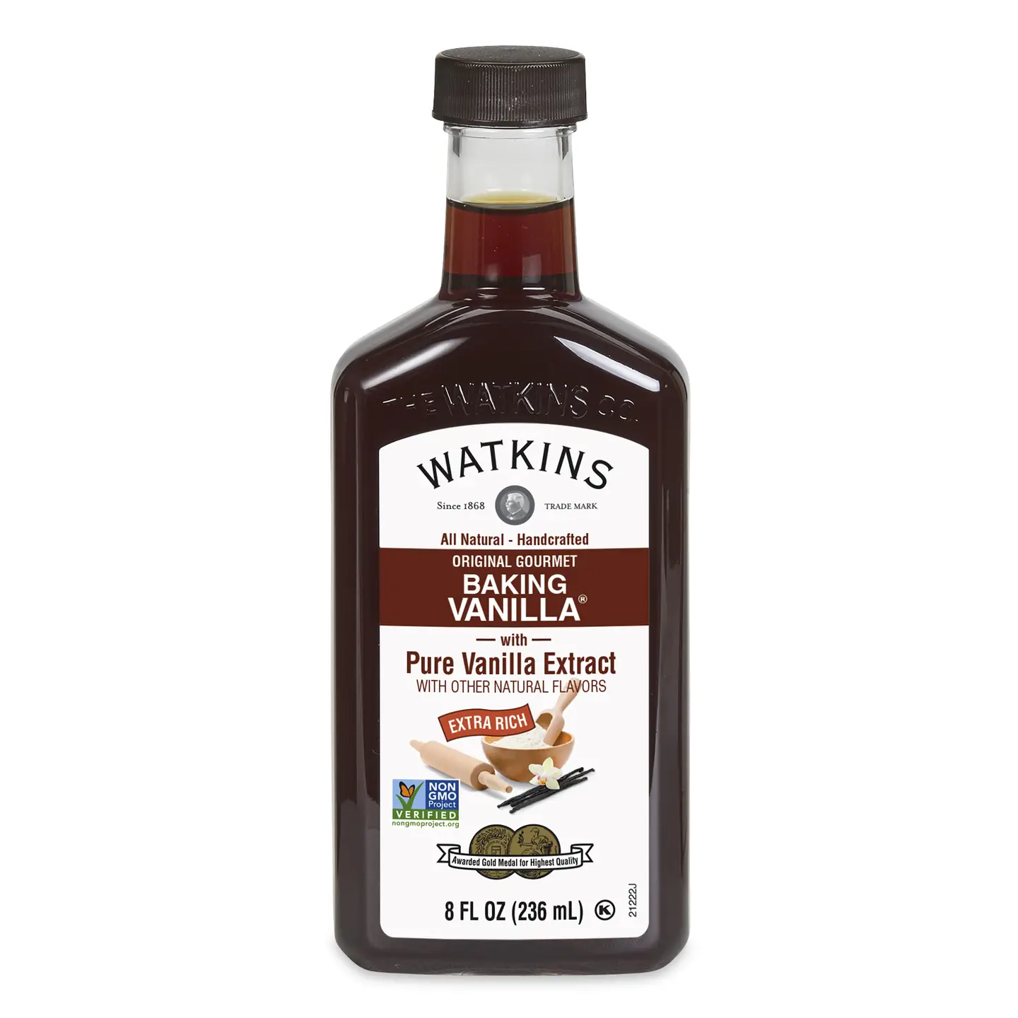 Watkins All-Natural Original Gourmet Baking Vanilla Extract- 8 Fl oz