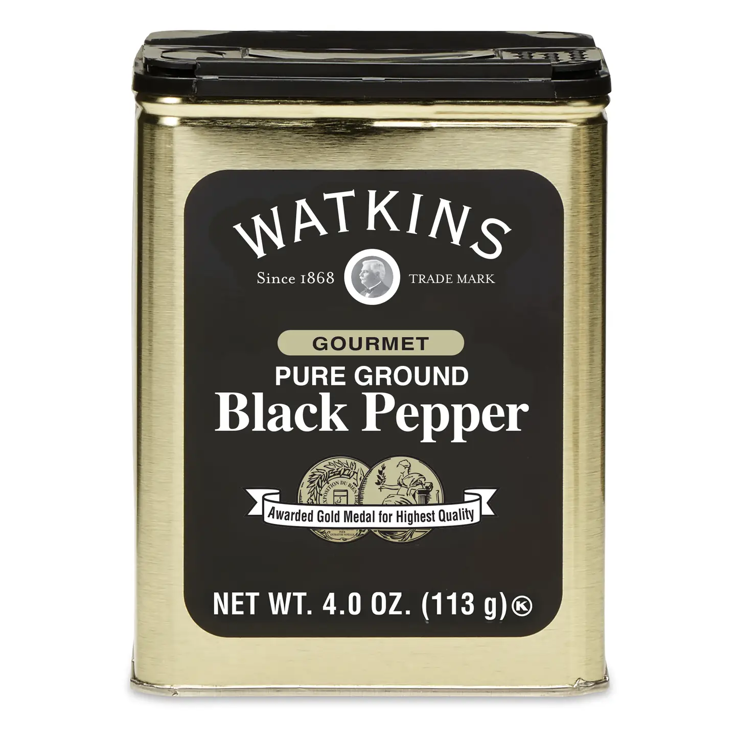 Watkins Pure Ground Black Pepper- 4 oz