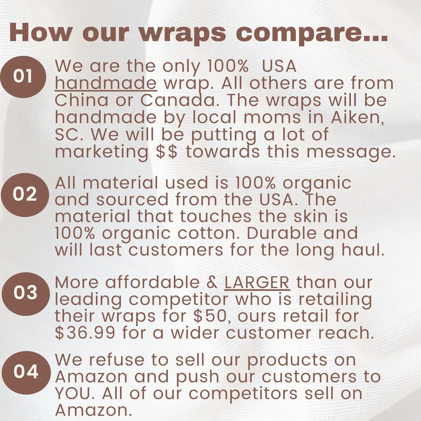 100% Organic Castor Oil Wrap