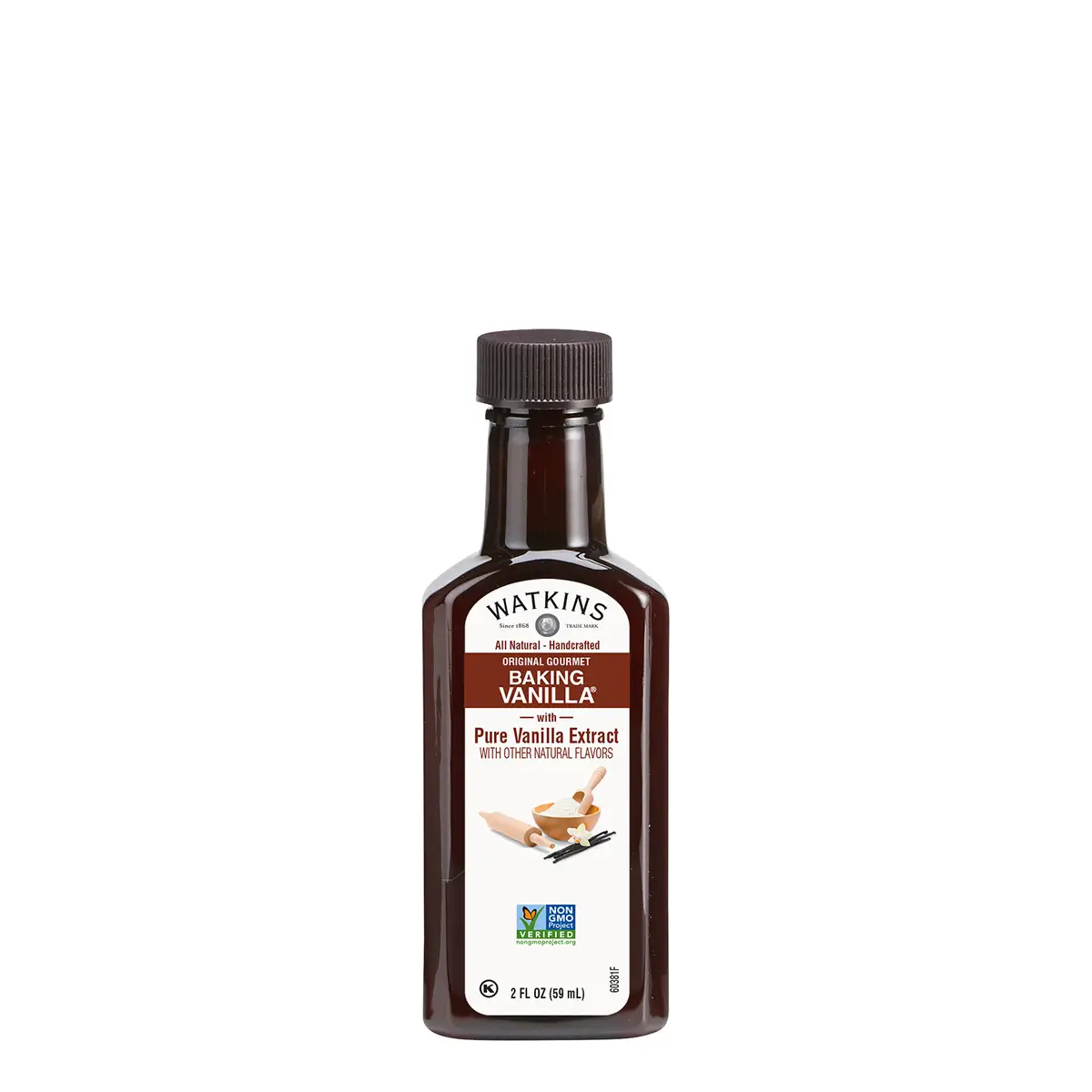 Watkins All-Natural Original Gourmet Baking Vanilla Extract- 2 Fl oz