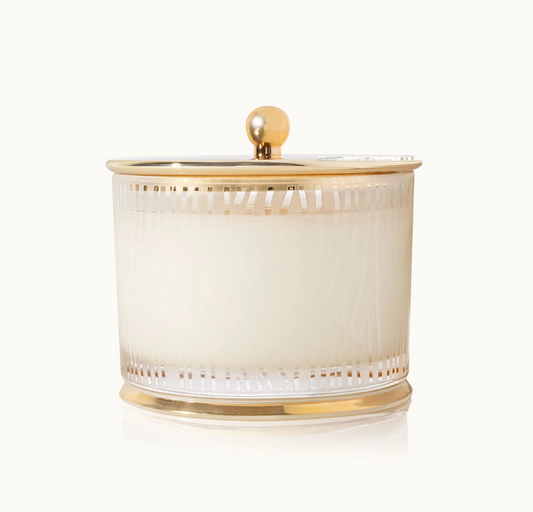 Frasier Fir Gilded Frosted Wood Grain Candle 9oz