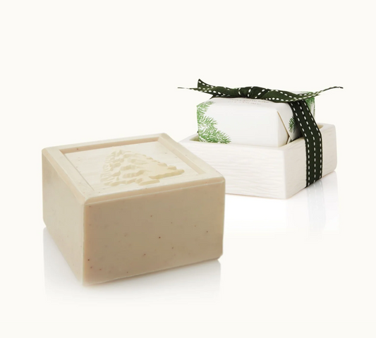 Frasier Fir Bar Soap and Dish Set